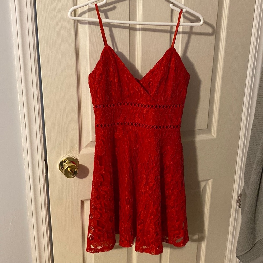 Trixxi Red Dress